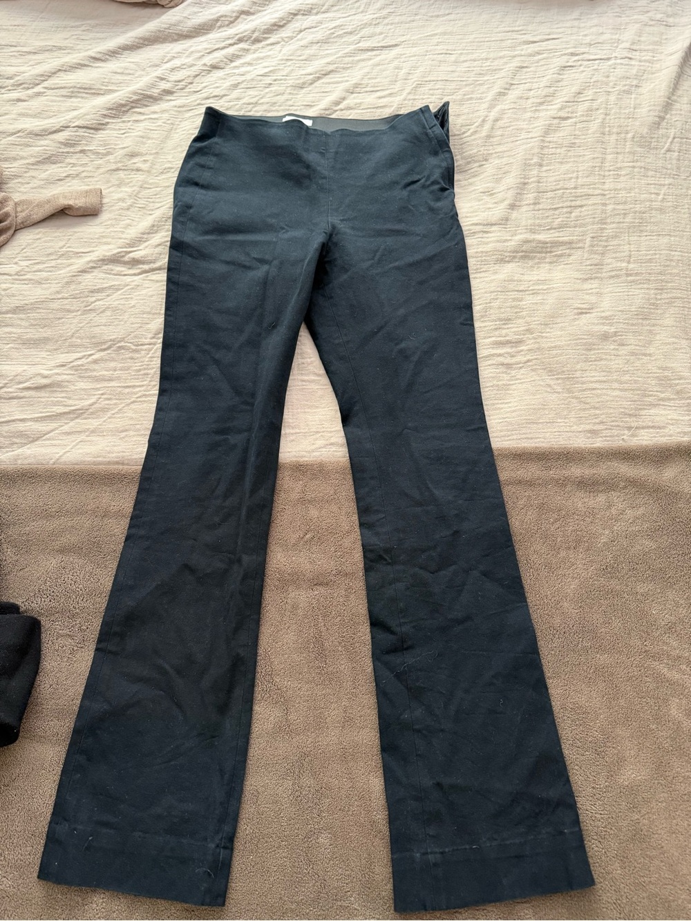 Arket Black Flare Wide-Leg Jeans